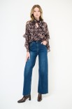 JEANS DRITTO ORLO TAGLIO VIVO BLU