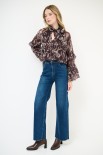 JEANS DRITTO ORLO TAGLIO VIVO BLU