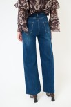 JEANS DRITTO ORLO TAGLIO VIVO BLU