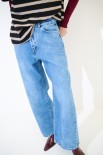 JEANS LARGO 5 TASCHE BLU