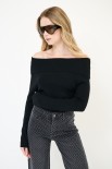 MAGLIA SHIFFER COSTINA NERO