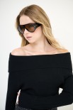 MAGLIA SHIFFER COSTINA NERO