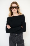 MAGLIA SHIFFER COSTINA NERO