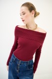 MAGLIA SHIFFER COSTINA BORDEAUX