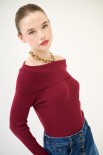 MAGLIA SHIFFER COSTINA BORDEAUX