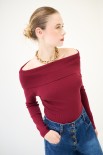 MAGLIA SHIFFER COSTINA BORDEAUX
