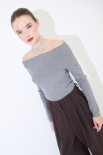 MAGLIA SHIFFER COSTINA GRIGIO