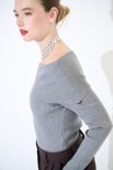 MAGLIA SHIFFER COSTINA GRIGIO
