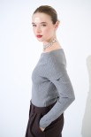 MAGLIA SHIFFER COSTINA GRIGIO