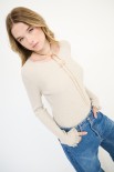 MAGLIA COSTINA LUREX BEIGE