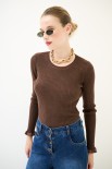 MAGLIA COSTINA LUREX MORO