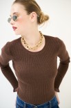 MAGLIA COSTINA LUREX MORO