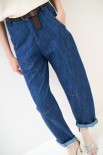 PANTA CARROT TASCONI DT+ PATCH TASCA DT ORSETTO BLU