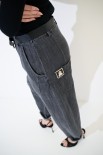 PANTA CARROT TASCONI DT+ PATCH TASCA DT ORSETTO GRIGIO