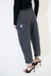 PANTA CARROT TASCONI DT+ PATCH TASCA DT ORSETTO GRIGIO
