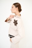 GIACCA TASCONI + PATCH FIORE PAILLETTES SOIA