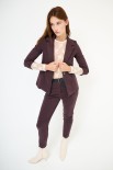 BLAZER BASIC + PATCH DTCOLLO CIOCCOLATO