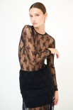 BODY PARICOLLO PIZZO NERO
