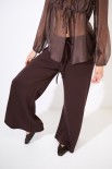 PANTA PALAZZO CON ELASTICO E LACCIO MORO