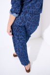 PANTALONE OVETTO PINCES GINOCCHIO MACULATO