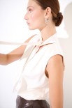 BLUSA SMANICATA BURRO