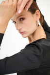 BLUSA MANICA LUNGA NERO