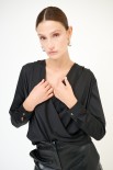 BLUSA MANICA LUNGA NERO
