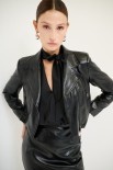 CHIODO CON ZIP CANNA DIFUCILE NERO