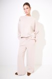 PANTALONE CON COULISSE IN TESSUTO LANA