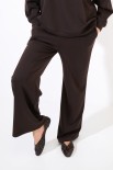 PANTALONE CON COULISSE IN TESSUTO MORO