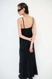 ABITO CON PIZZO IN TINTA NERO