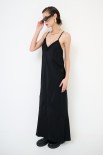 ABITO CON PIZZO IN TINTA NERO
