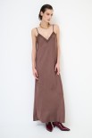 ABITO CON PIZZO IN TINTA MORO