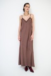 ABITO CON PIZZO IN TINTA MORO