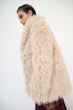 PELLICCIA MONGOLIA CON REVER BEIGE
