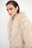 PELLICCIA MONGOLIA CON REVER BEIGE