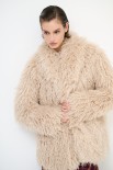 PELLICCIA MONGOLIA CON REVER BEIGE