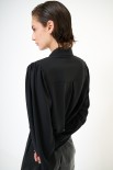 CAMICIA BOTTONI RICOPERTO NERO