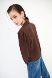 CAMICIA BOTTONI RICOPERTO COFFEE