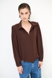 CAMICIA BOTTONI RICOPERTO COFFEE