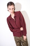 CAMICIA BOTTONI RICOPERTO ROSSO INDIA