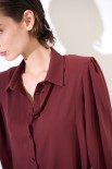 CAMICIA BOTTONI RICOPERTO ROSSO INDIA
