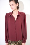 CAMICIA BOTTONI RICOPERTO ROSSO INDIA