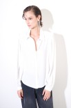 CAMICIA BOTTONI RICOPERTO PANNA