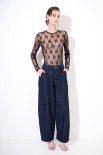 JEANS TASCONI DETTAGLIO DAVANTI CON PASSANTI LARGHI BLU