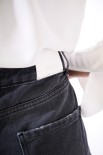JEANS LARGO 5 TASCHE NERO