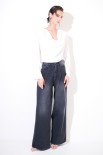 JEANS LARGO 5 TASCHE NERO