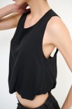 TOP PALLONCINO NERO