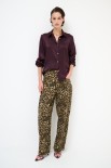 CAMICIA BASIC RASO VINO