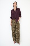 CAMICIA BASIC RASO VINO